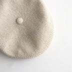 COTTON LINEN HUNTHING CAP - GENTLEMAN #IVORY [V01015]