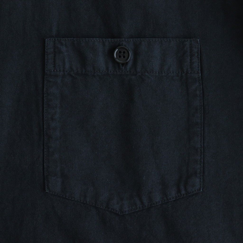 CAMP COLLAR MARINE SHIRTS #ONYX [251OJ-SH11]