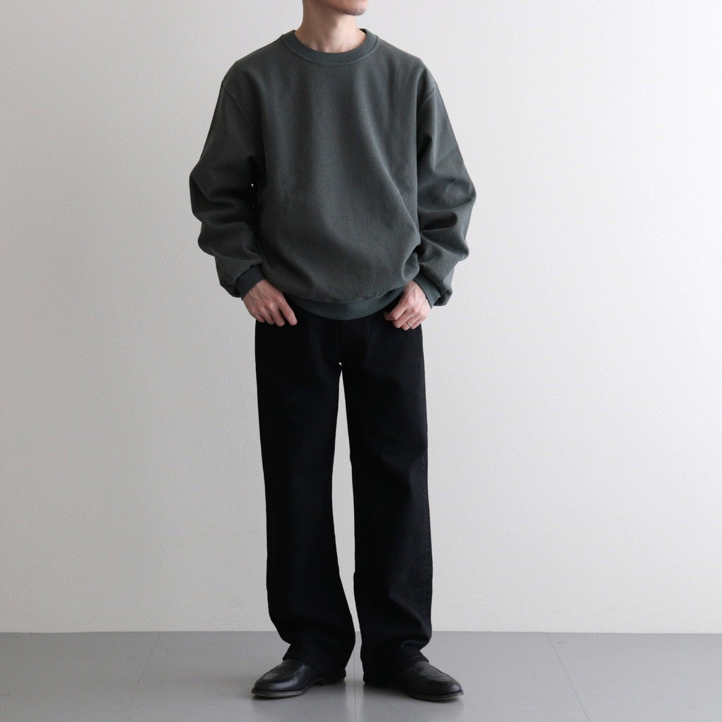 CO/HE PURE STRAIGHT DENIM #W BLACK [26S-BIS-PT05] - Diffusion 三重