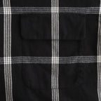 Flannel PALAKA Check Shirt #Black [S25FG016]