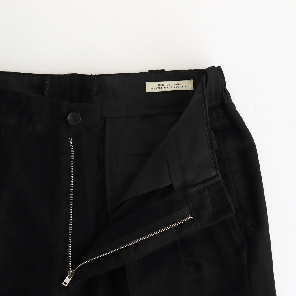 FRONT TUCK ARMY TROUSER #ONYX BLACK [242OJ-PT06]