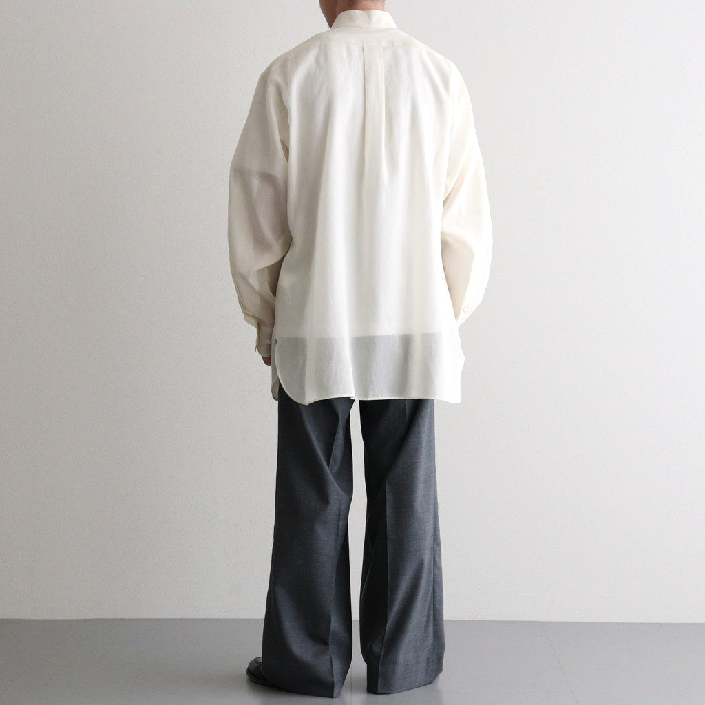 COTTON VOILE LAWN LONG SLEEVE SH #060 LIGHT YELLOW [17061 50081]