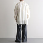 COTTON VOILE LAWN LONG SLEEVE SH #060 LIGHT YELLOW [17061 50081]