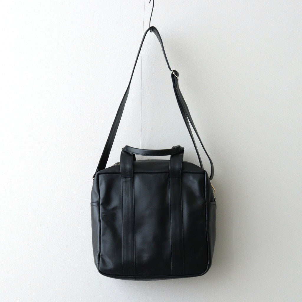 FLIGHT BAG M #BLACK [BG-49-C-COW-5]