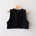GRASSY RACE PETIT VEST #黑色 [BN-25SL-029]