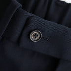 双褶长裤#海军蓝 [A23C-04PT02C]