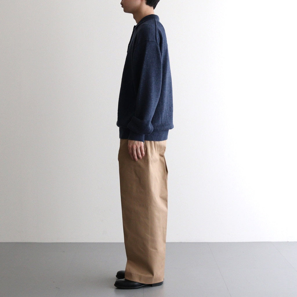 SOLIS COTTON TROUSERS - CHINO #BEIGE [HV501001]