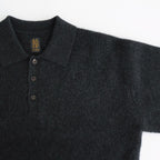 CASHMERE FOX POLO #CHARCOAL [BN-25FM-055]