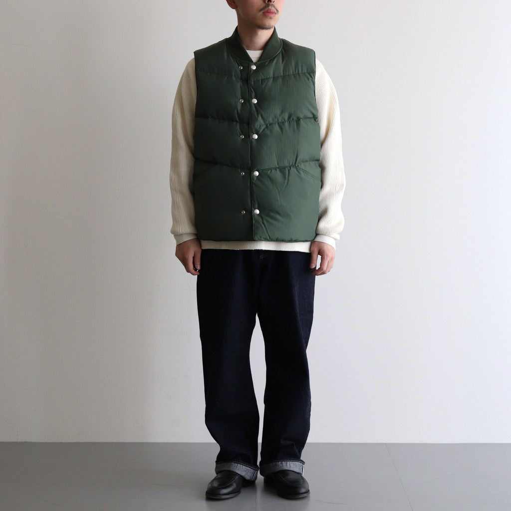 MOUNTAINEER DOWN VEST #FOREST [PMAS-VT03]