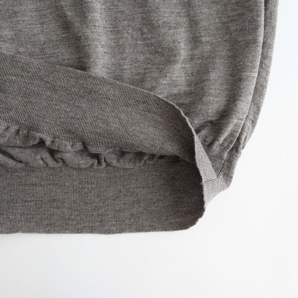 CHOMA CREW NECK #GREIGE [BN-26SM-058]