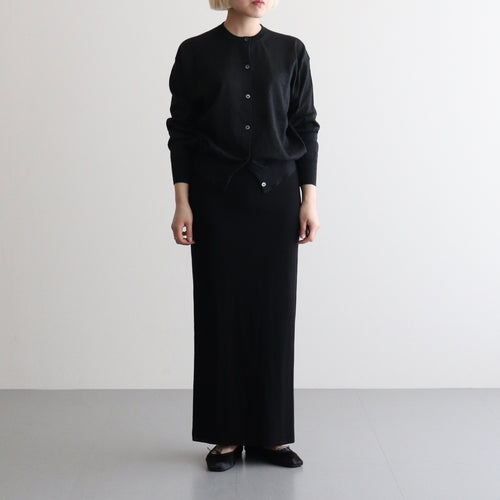 CHOMA CREW NECK CARDIGAN #BLACK [BN-26SL-040]