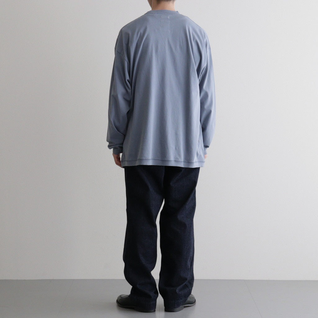 OOAL L/S Pocket Tee #Blue Gray [S26ST015]