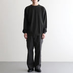 POPLIN CLOTH CARGO TROUSERS #FADED CHARCOAL [PMAV-PT03]