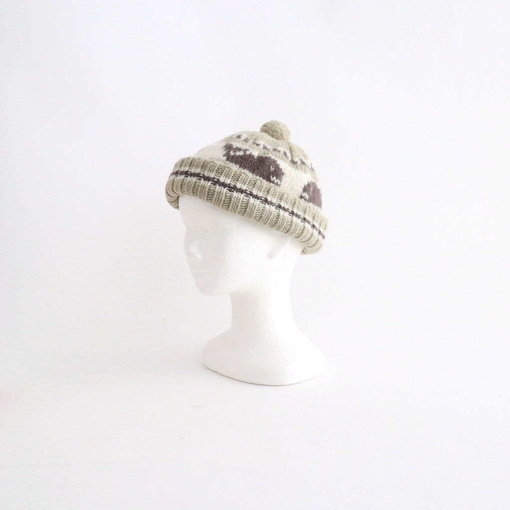 CANADIAN KNIT CAP - SNOWMAN #GRAY [Z01011]