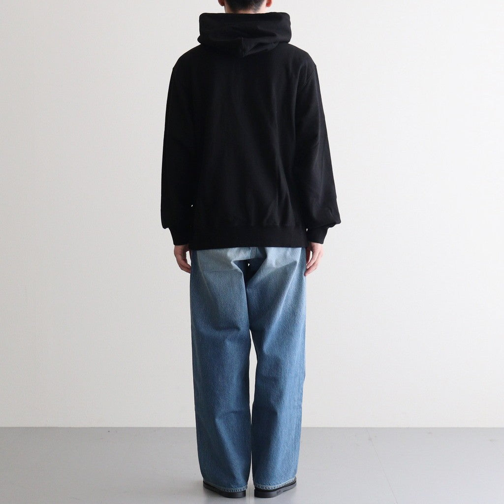 Soft&Hard Sweat Hoodie P/O #Black [bROOTS24F22F25]