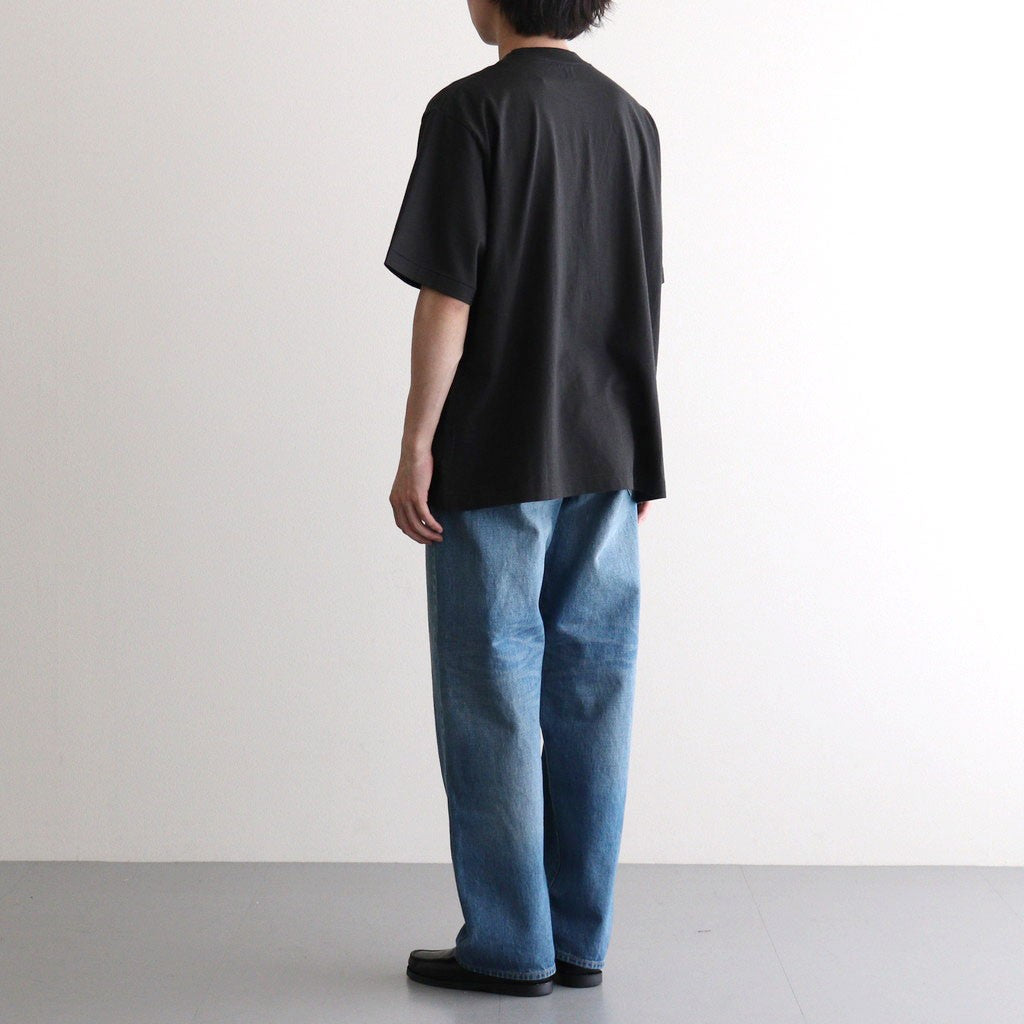 b Patch Tee WIDE #InkBlack×Charcoal [bROOTS25S34S26C]
