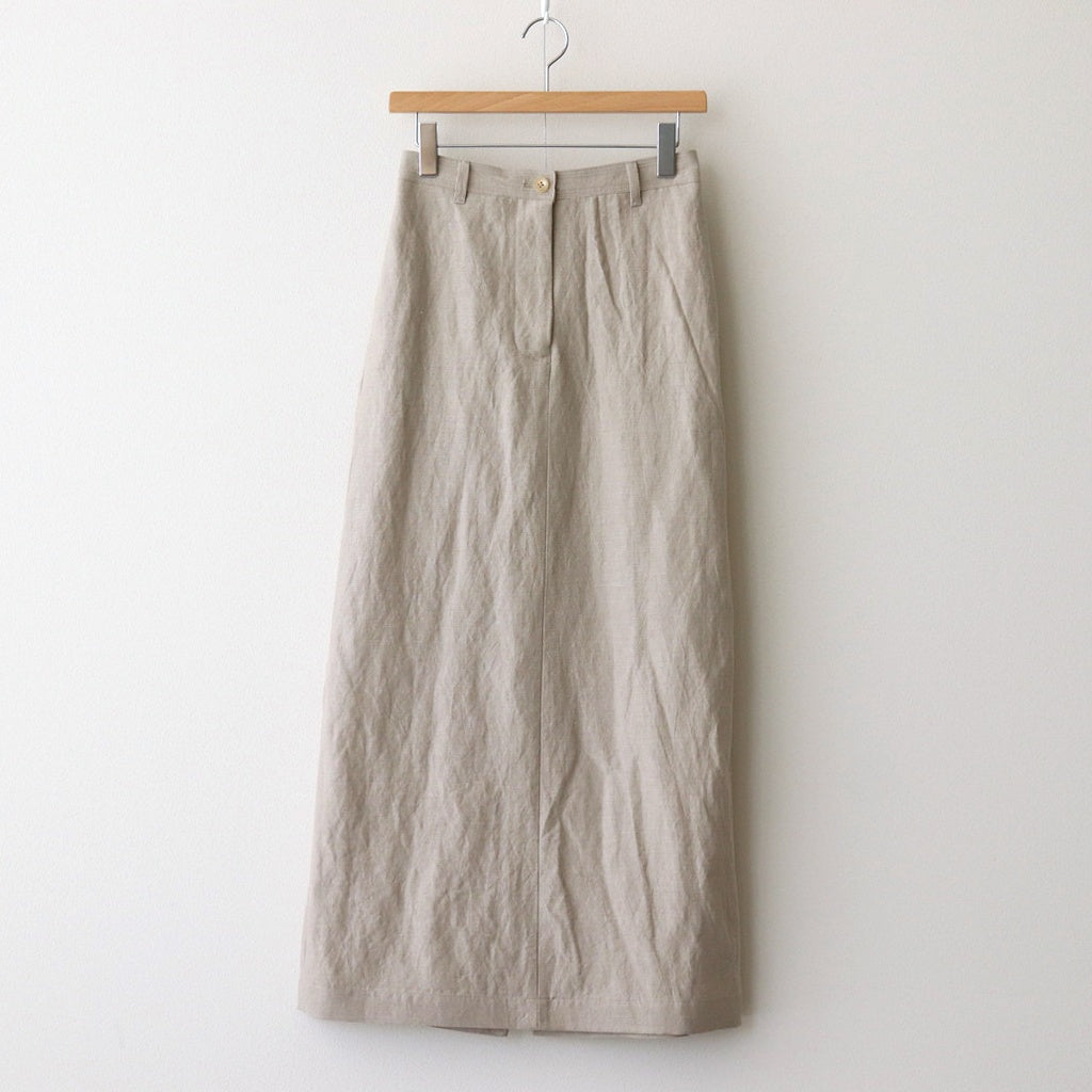 W/Li Pencil Skirt #BEIGE [NEP-SS2510W]