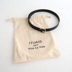 APROVEITER LEATHER BELT #BLACK