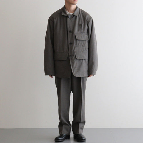 W/CA HUNTING JACKET #B.GRAY [PMAU-OT08]