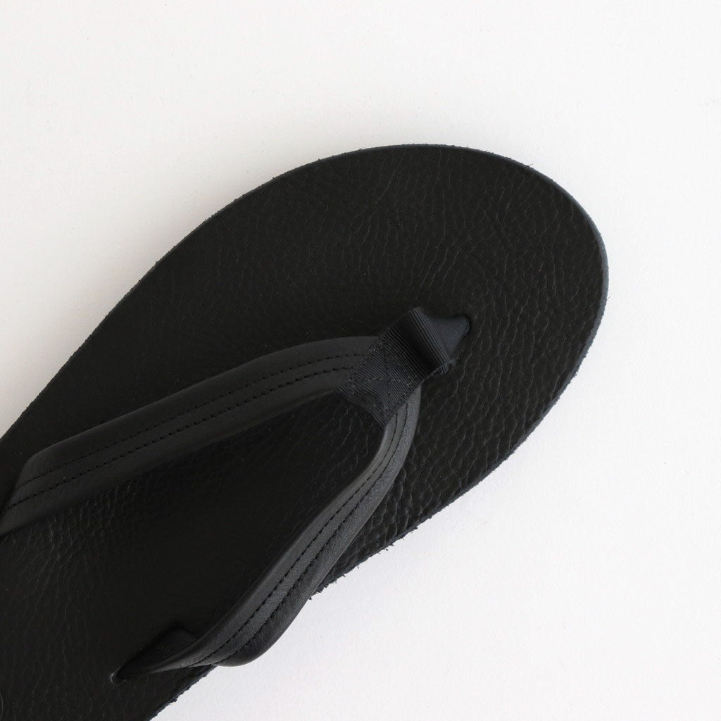 LEATHER BEACH SANDALS #BLACK [PMAT-SH02]