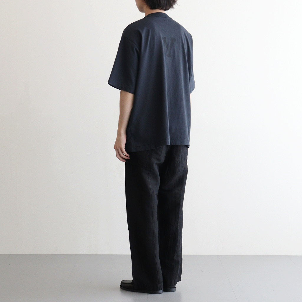 ALE-Y 88/12 Print Tee WIDE #NightBlack×Black-PT [bROOTS25S36S26A]