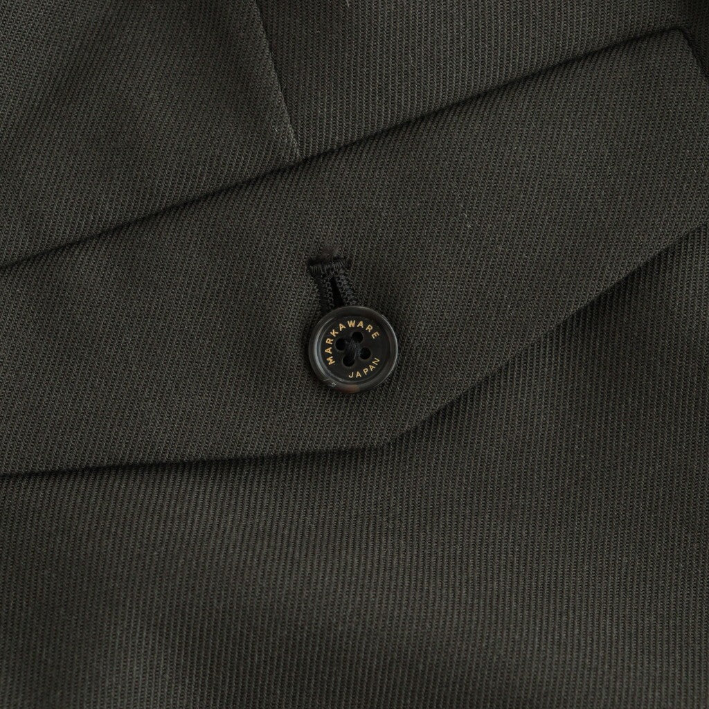 DOUBLE PLEATED SEMI EASY TROUSERS #DARK SAGE [A26C07PT02C]