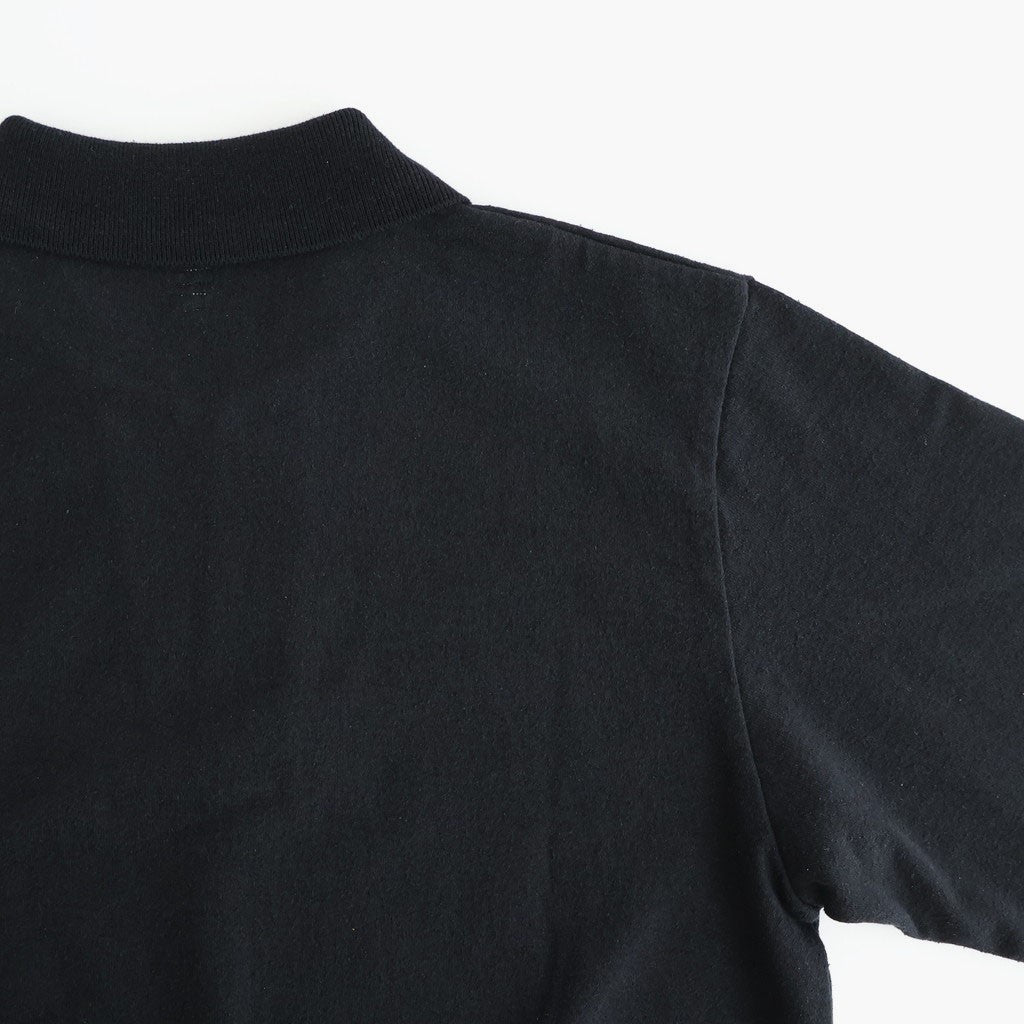 Co/Silk Nep Skipper Cropped Sleeve #Black [BHS26S029]