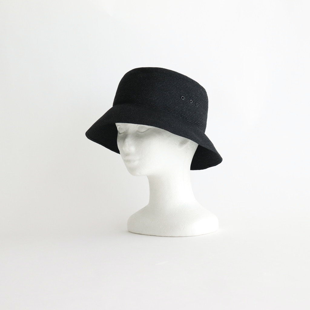 BRAID BUCKET HAT #BLACK [Y01012]