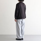 CREW NECK L/S TEE #DARK BROWN [M26C15CS03C]