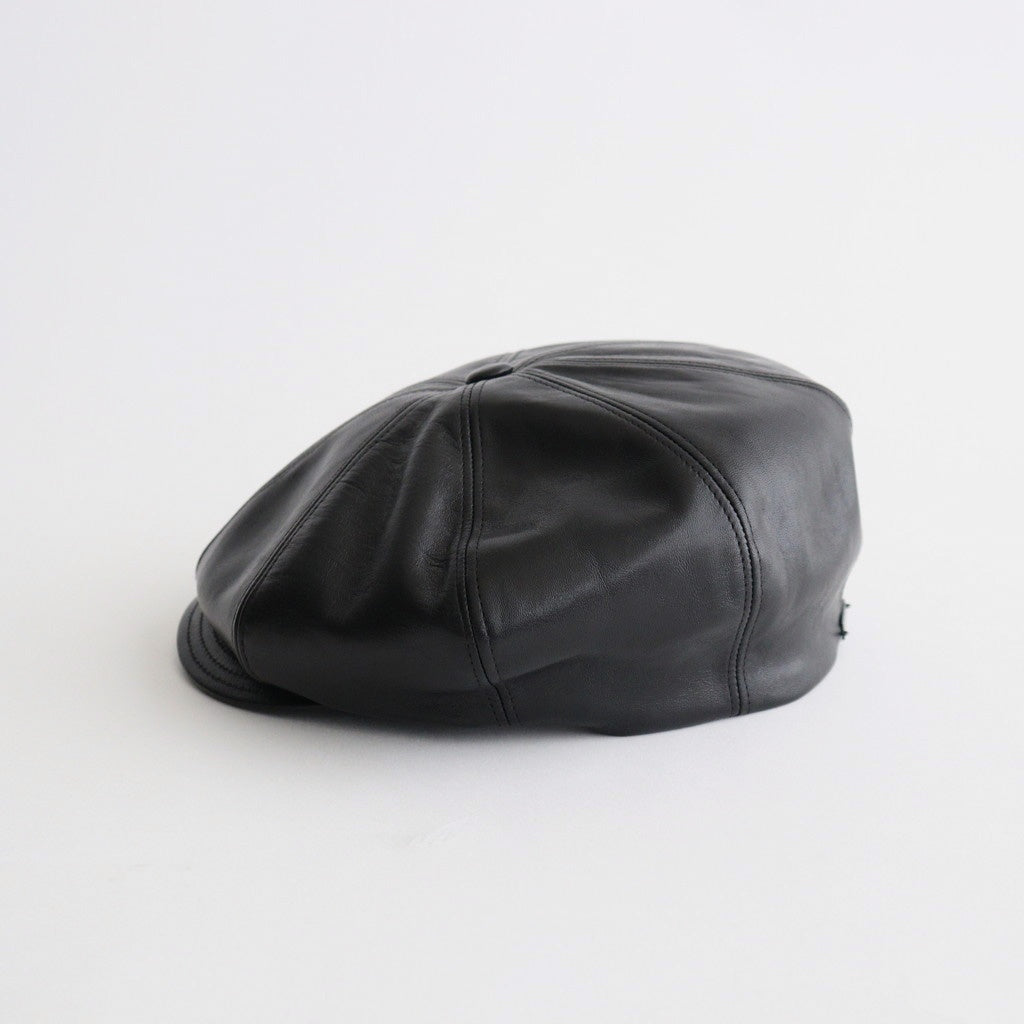 HORSEHIDE CASQUETTE - OLDBOY #BLACK [V01005]