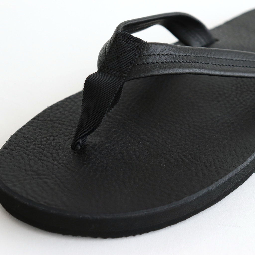 LEATHER BEACH SANDALS #BLACK [PMAT-SH02]