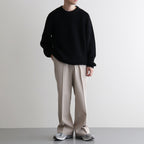 SIGNATURE CREW NECK #BLACK [BN-25FM-038]