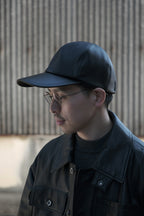 STEERHIDE CURVED VISOR CAP - LAPHROIG (EXCLUSIVE) #BLACK [X01009]