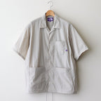 Nylon Taffeta Field S/S Shirt #Light Gray [N25SG055]