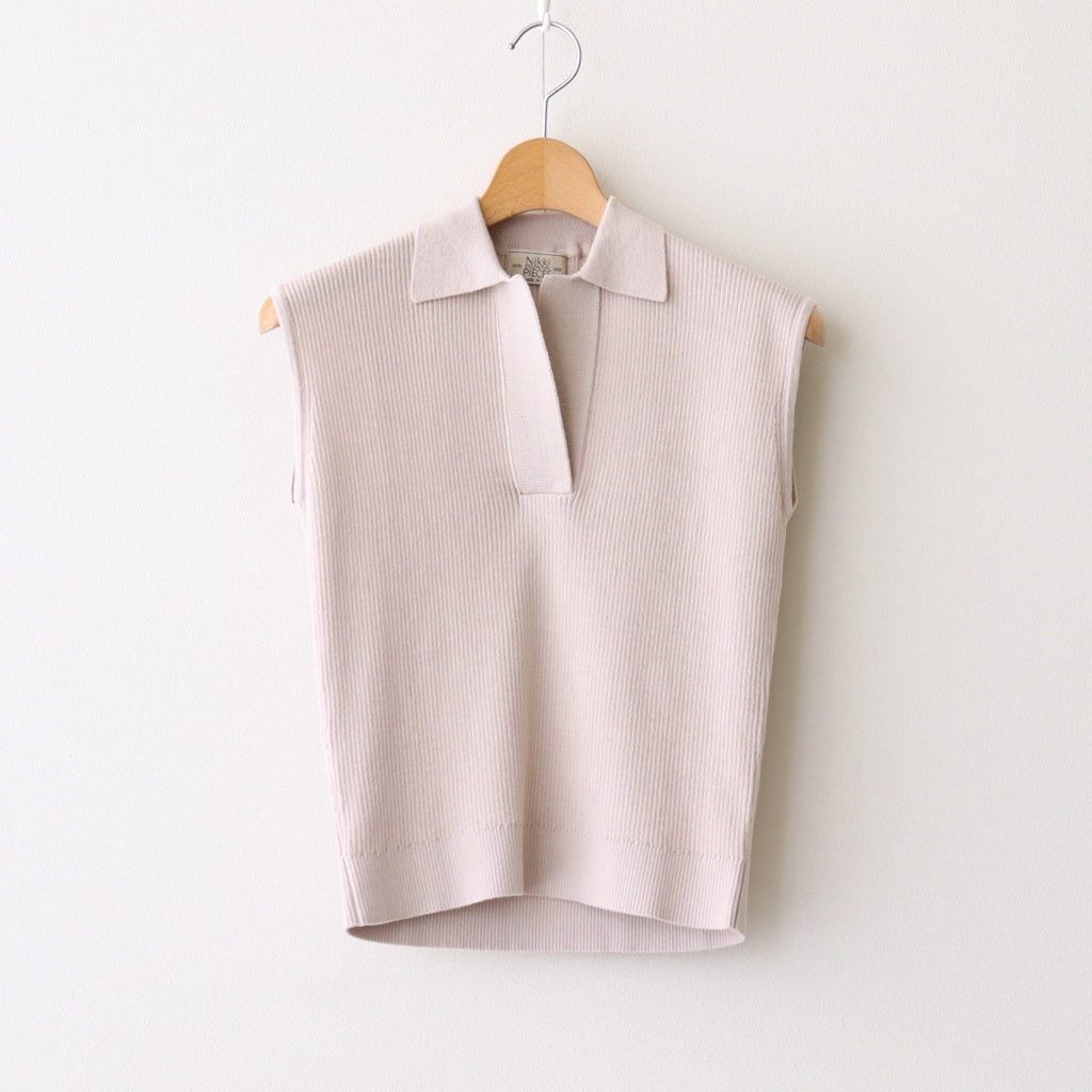Cotton Silk Skipper Knit #PINK BEIGE [NEP-SS2527W]
