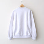 Soft&Hard Sweat Crew-Neck P/O #HeatherWhite [bROOTS24F21F25]