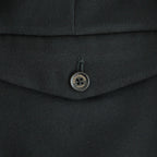 DOUBLE PLEATED SEMI EASY TROUSERS #BLACK [A26C15PT01C]