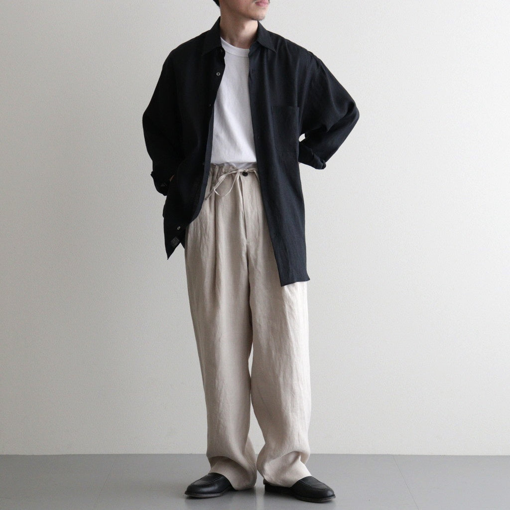 COMFORT FIT SHIRT #BLACK [A26A22SH01C]