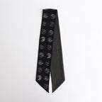 FADED SILK SCARF TIE #BLACK [251OJ-AC02]