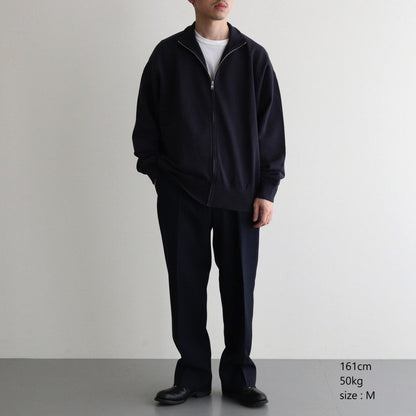 ORGANIC COTTON BLEND HEAVY WEIGHT FLEECE BZ #NAVY [16542 25342]