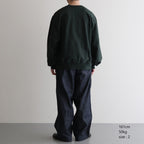 Thin-Sweat Crew-Neck P/O #DarkGreen [bROOTS25S22]