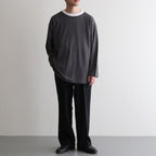 NORMANDY LINEN BASQUE SHIRT #GRAY [BN-25SM-065]