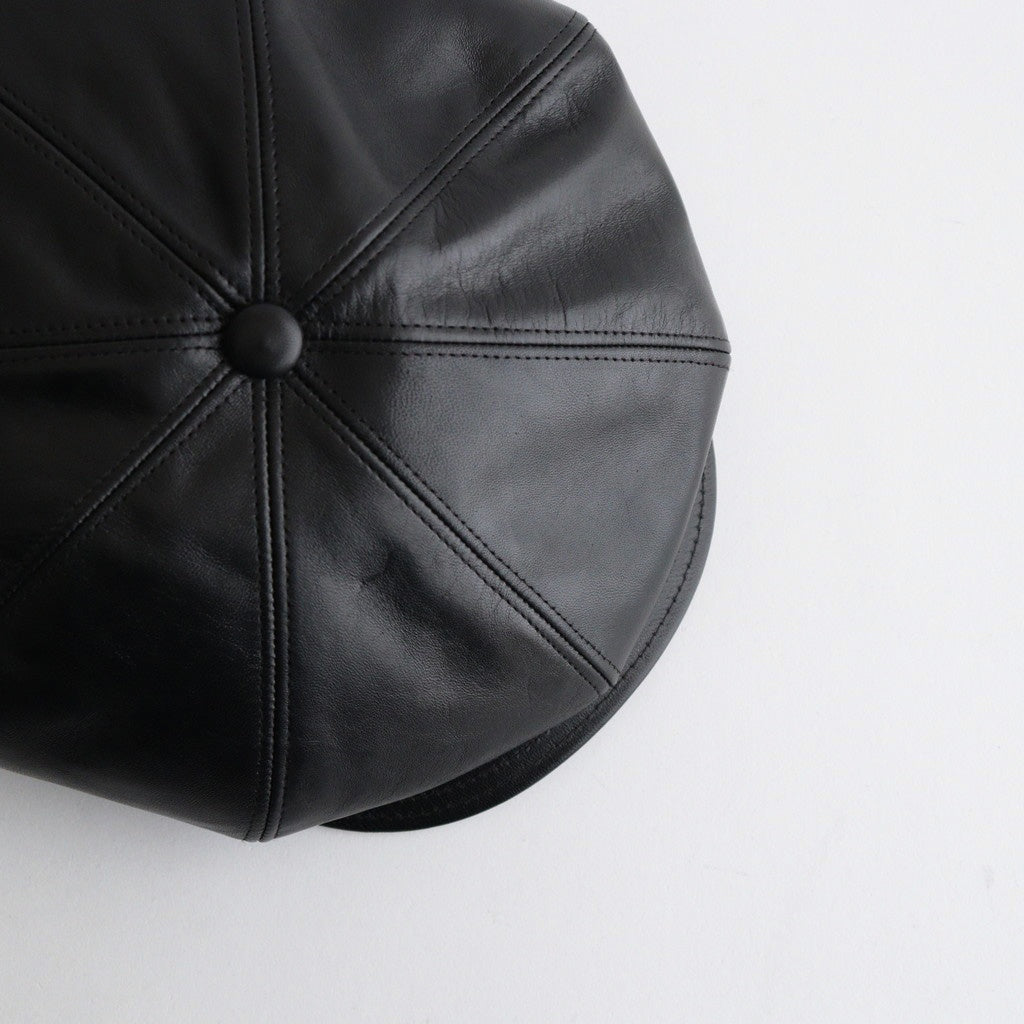 HORSEHIDE CASQUETTE - OLDBOY #BLACK [V01005]