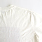 BRITPOP Print Tee WIDE #White×Red-PT [bROOTS25S34A]