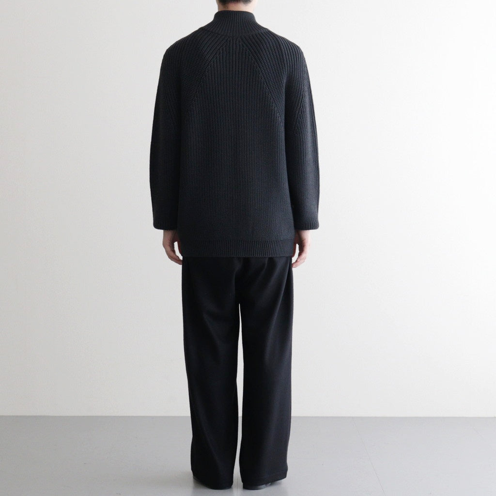 SIGNATURE DRIVERS KNIT #CHARCOAL BLUE [BN-25FM-040]