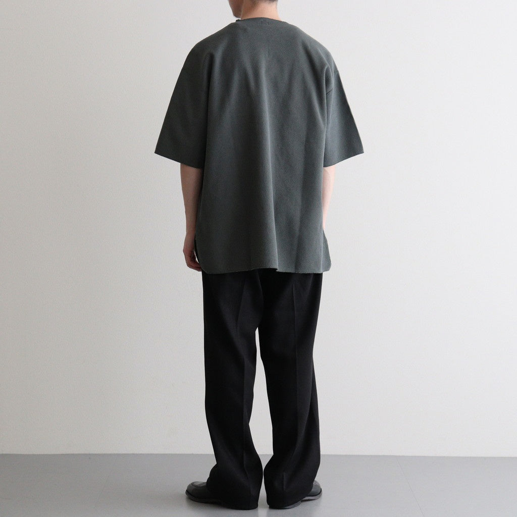 FRONT TUCK ARMY TROUSER #ONYX [261OJ-PT09]