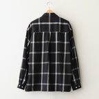 Flannel PALAKA Check Shirt #Black [S25FG016]