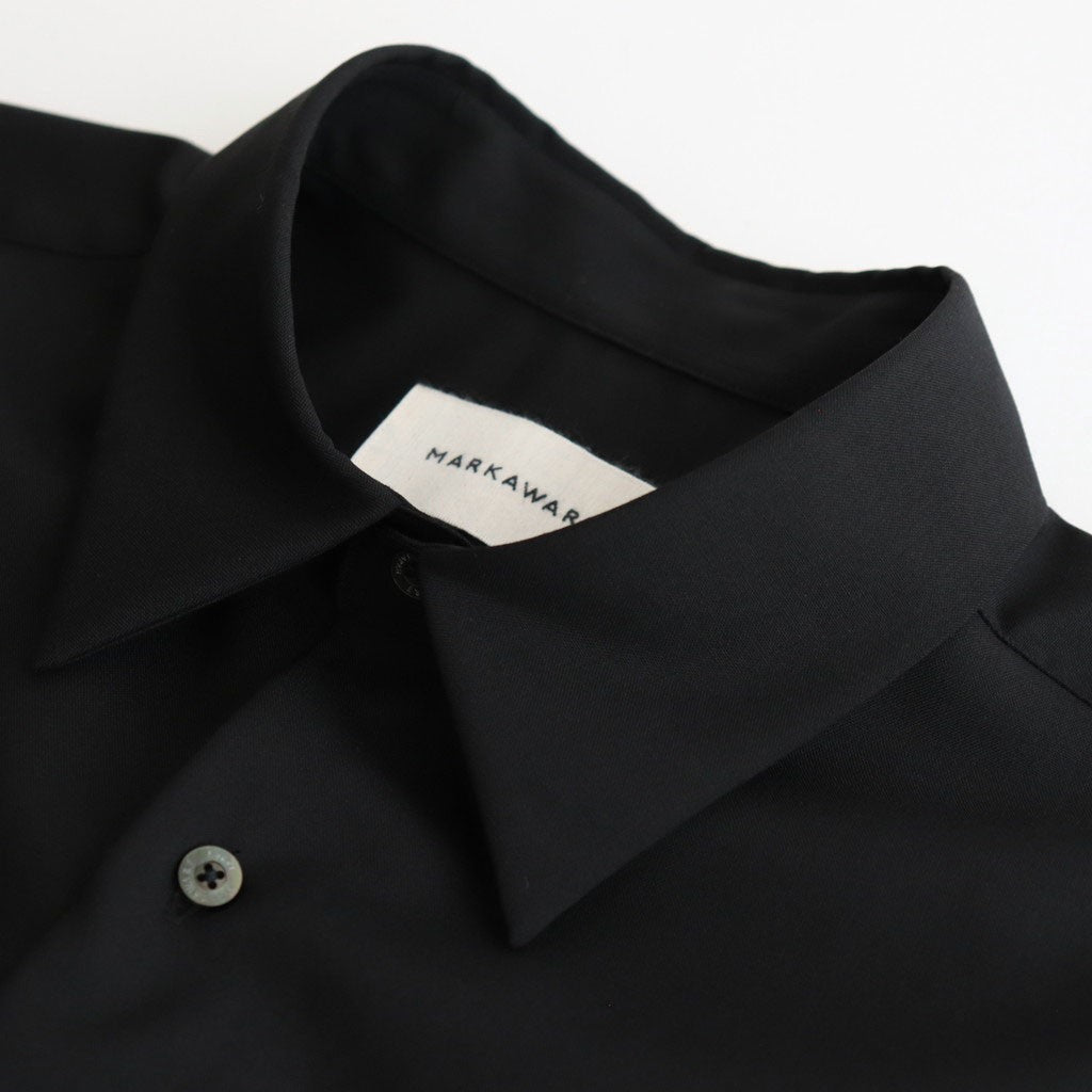COMFORT FIT S/S SHIRT #BLACK [A25B03SH01B]