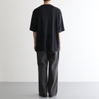 CREW NECK TEE #BLACK [M25B02CS01B]