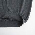 BABY WOOL POLO CARDIGAN #GRAY [BN-26FM-040]